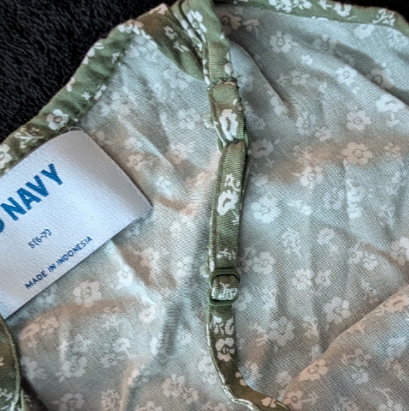 Girls Floral Print Maxi Dress Green Eco Cottage Core Girly Ruffle Tea - Picture 5 of 9